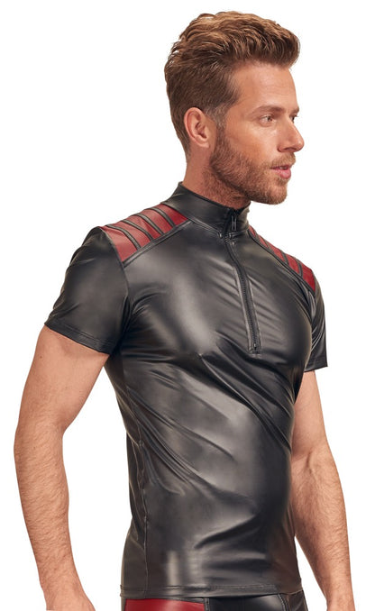 NEK - Elastisches Shirt im zweifarbigen Mattlook