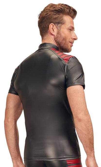NEK - Elastisches Shirt im zweifarbigen Mattlook