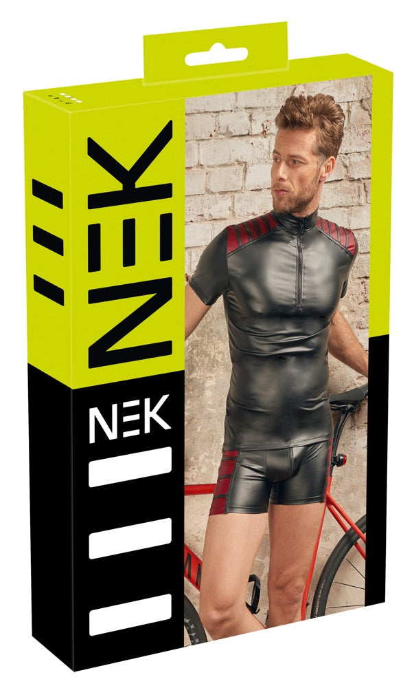 NEK - Elastisches Shirt im zweifarbigen Mattlook