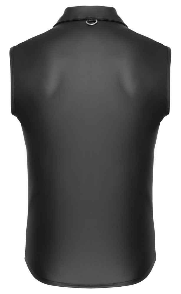 Ärmelloses Mattlook-Shirt für Herren