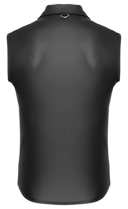 Ärmelloses Mattlook-Shirt für Herren