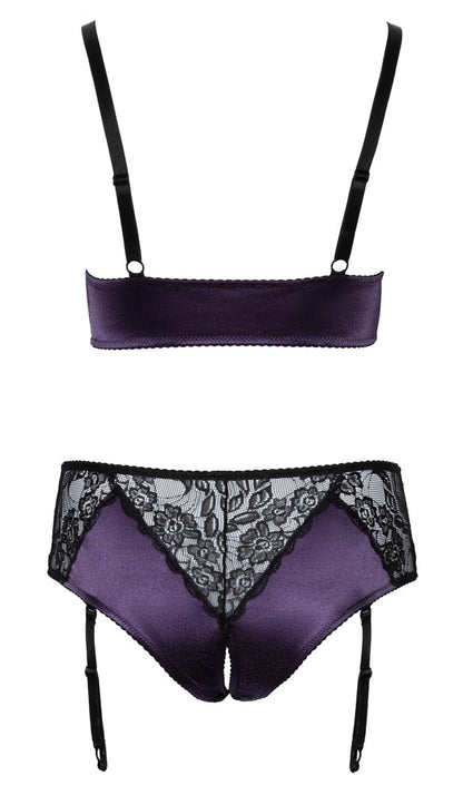 Cottelli - BH Set lila/schwarz