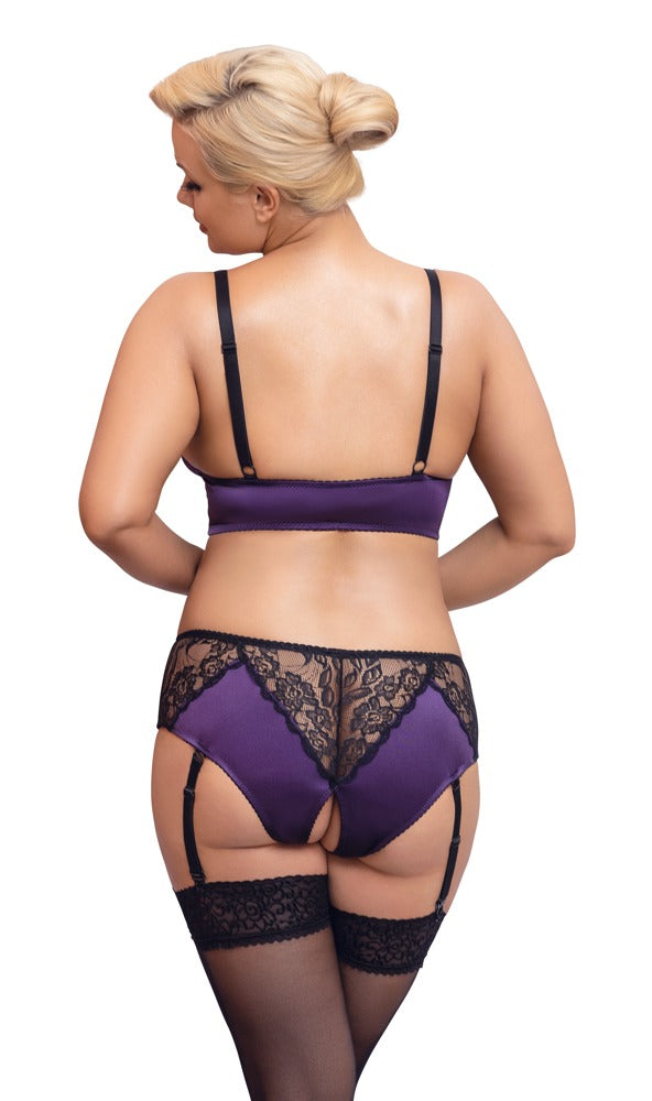 Cottelli - BH Set lila/schwarz