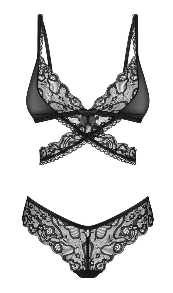 Obsessive - Set Blomentis - Soft-BH und Slip im Set