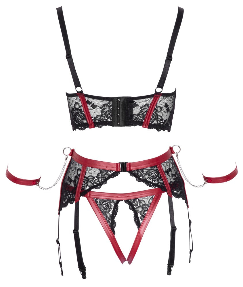 Cottelli - Hebe Set schwarz/rot
