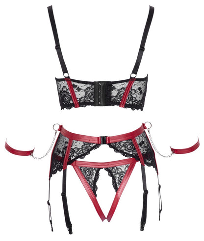 Cottelli - Hebe Set schwarz/rot