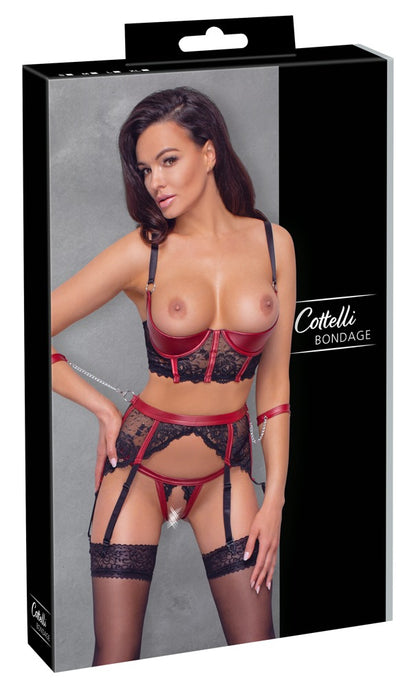 Cottelli - Hebe Set schwarz/rot
