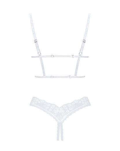 Obsessive - Set Heavenlly - Ouvert-Set mit Hebe-BH und String