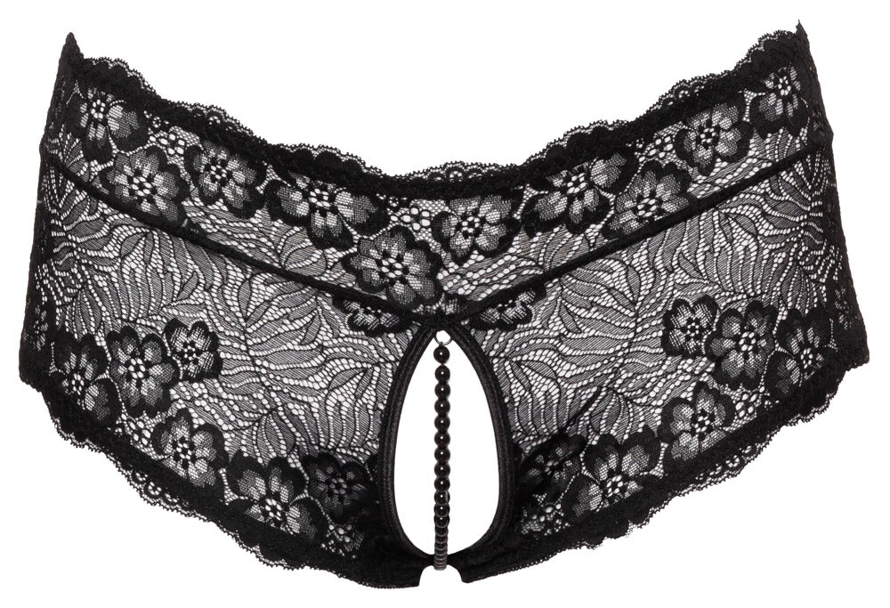 Cottelli - Slip ouvert aus feiner floraler Spitze