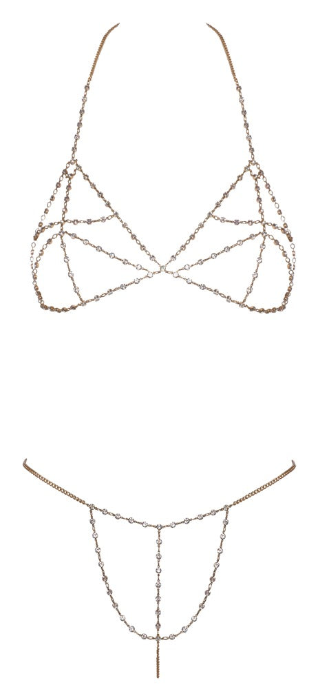Cottelli - BH Set Ketten gold