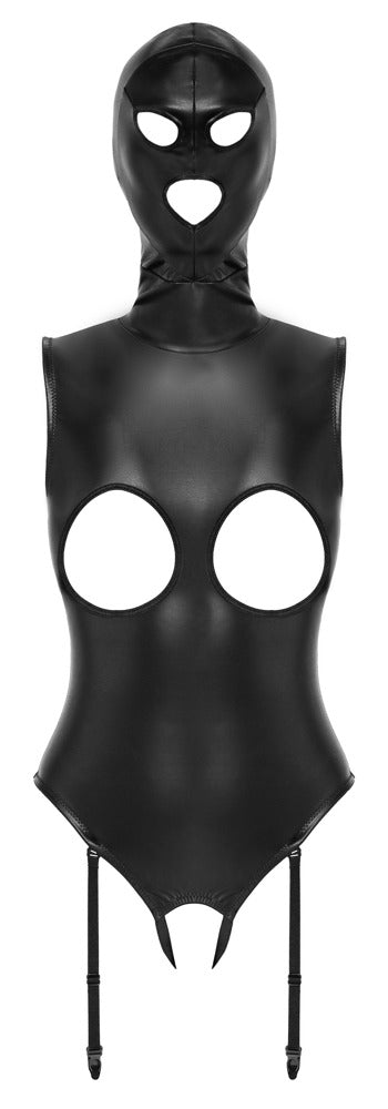 Bad Kitty - Ouvert-Straps-Body mit Kopfmaske