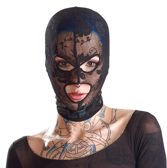Bad Kitty - Kopfmaske - elastische Maske mit Augen- & Mundöffnungen