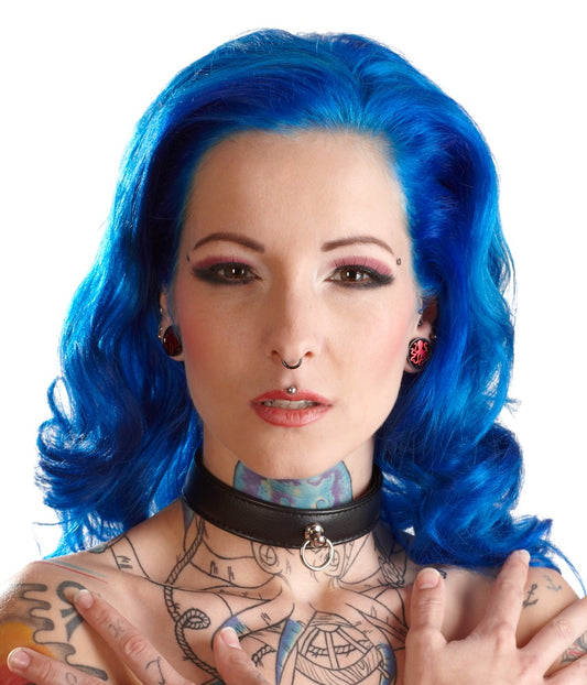 Bad Kitty - Halsfessel - Verstellbares Lederimitat-Halsband