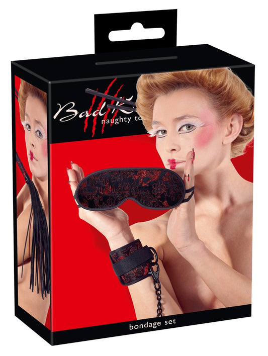Bad Kitty - Bondage-Set - Satin-Set mit Handfesseln