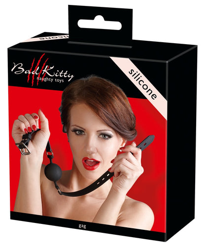 Bad Kitty - Knebel - Silikon-Gag mit Luftlöchern & verstellbarem Riemen