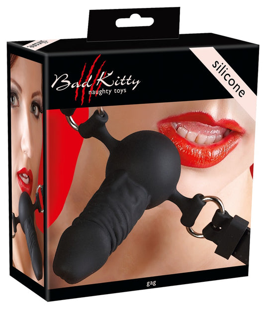 Bad Kitty - Knebel - Silikon-Gag in natürlicher Penisform