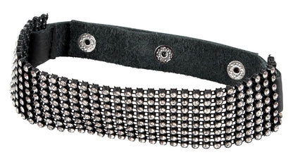 Bad Kitty - BDSM Halsband mit Strassfront