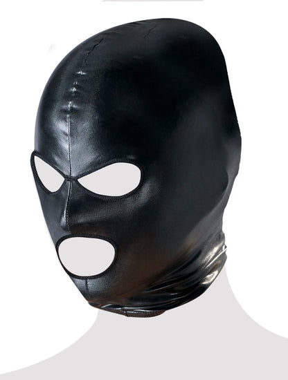 Bad Kitty - Wetlook-Kopfmaske mit Öffnungen