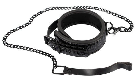 Bad Kitty - Halsfessel mit Kettenleine - Bondage-Halsband
