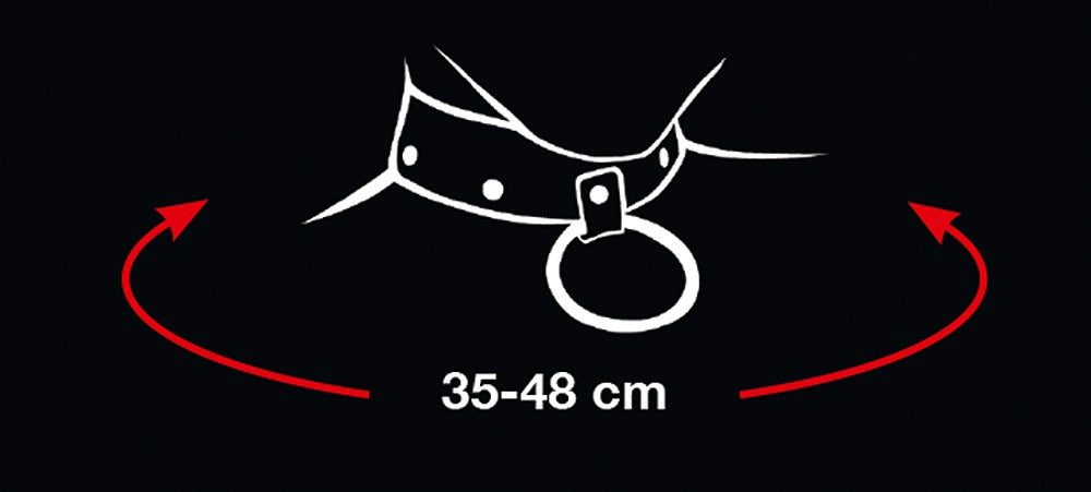 Bad Kitty - Bondage-Halsfessel mit Herzdesign mit Kettenleine
