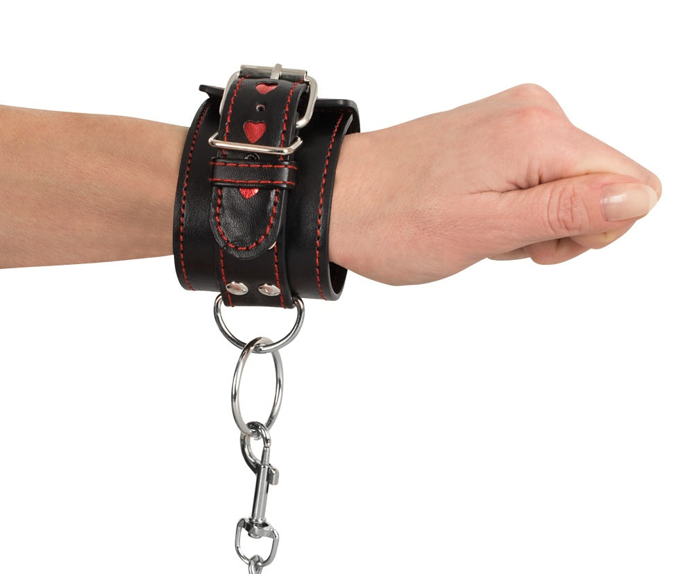Bad Kitty - Bondage-Handfesseln mit Herzdesign