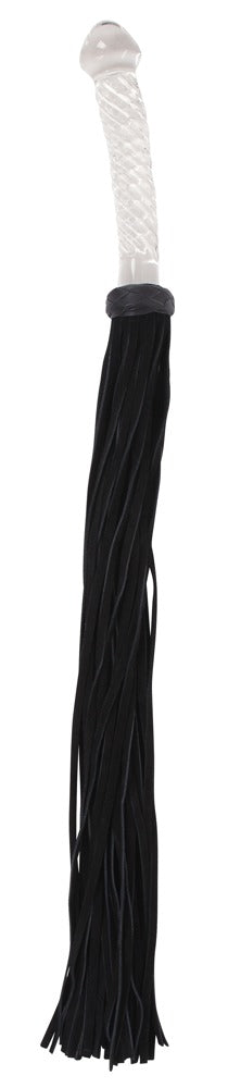Bad Kitty - Flogger mit Glasgriff - Peitsche und Dildo