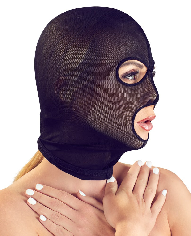 Bad Kitty - Powernet-Kopfmaske mit Öffnungen