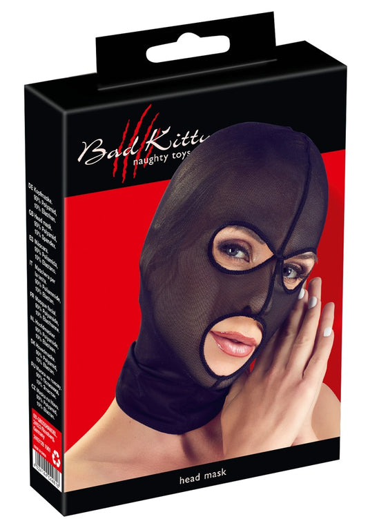 Bad Kitty - Powernet-Kopfmaske mit Öffnungen