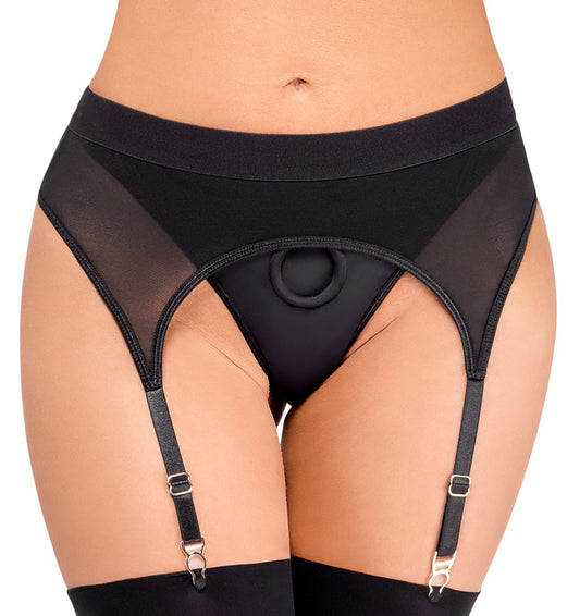 Bad Kitty - Strap-on-Riostring - Mikrofaserstring mit integriertem Haltering