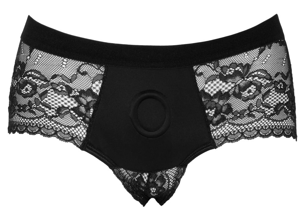 Bad Kitty - Panty O-Ring - elastische Spitzenpanty