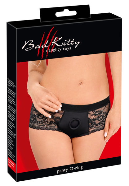 Bad Kitty - Panty O-Ring - elastische Spitzenpanty