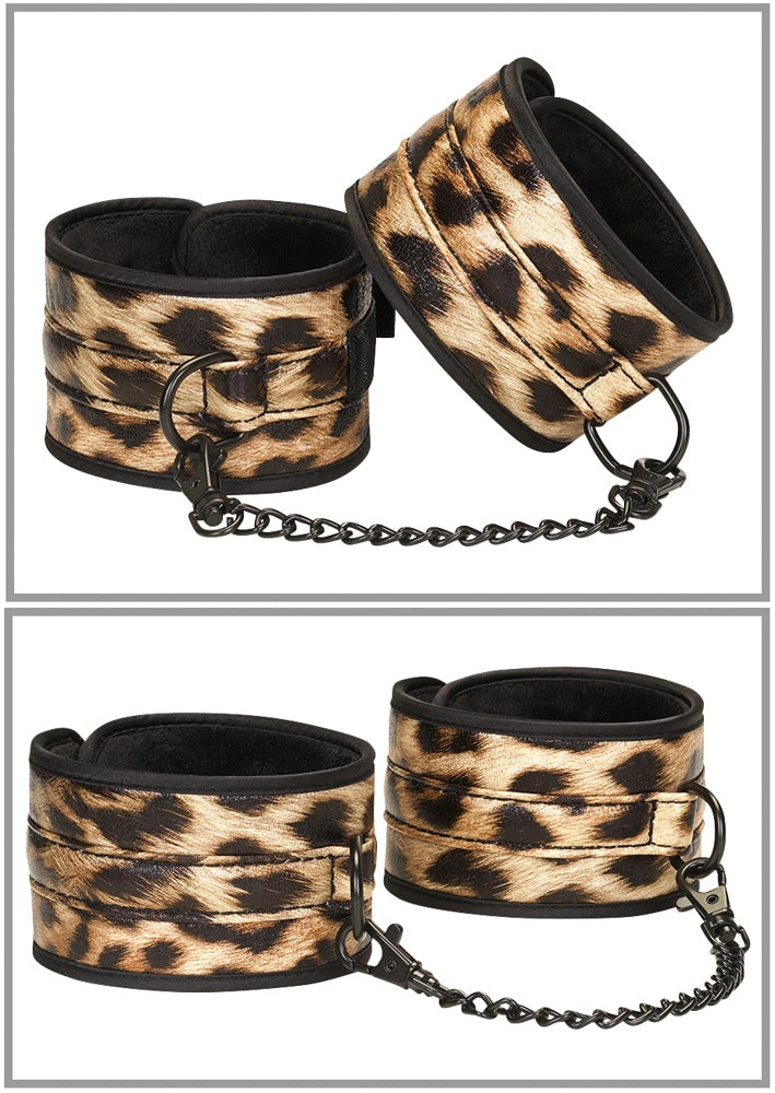 Liebe Seele - Fessel-Set Leo-Print