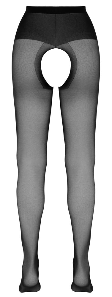 Cottelli - Strumpfhose schwarz ouvert