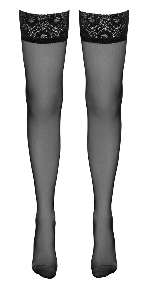 Cottelli - Halterlose Nahtstrümpfe