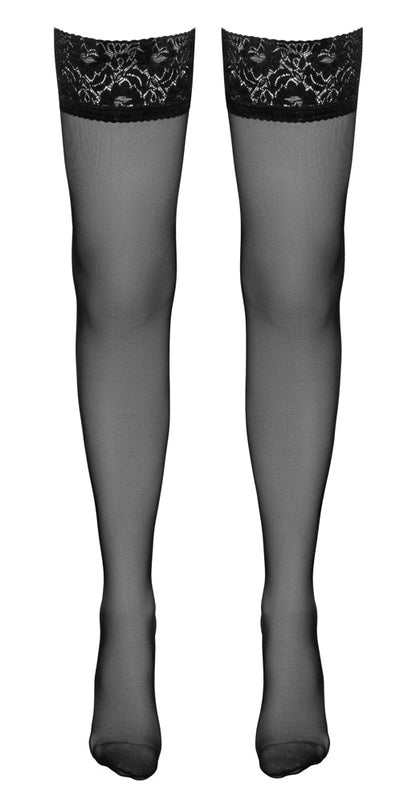 Cottelli - Halterlose Nahtstrümpfe