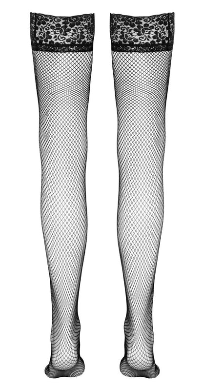 Cottelli - Halterlose Netzstrümpfe
