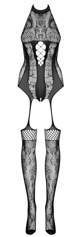 Obsessive - Neckholder-Catsuit ouvert