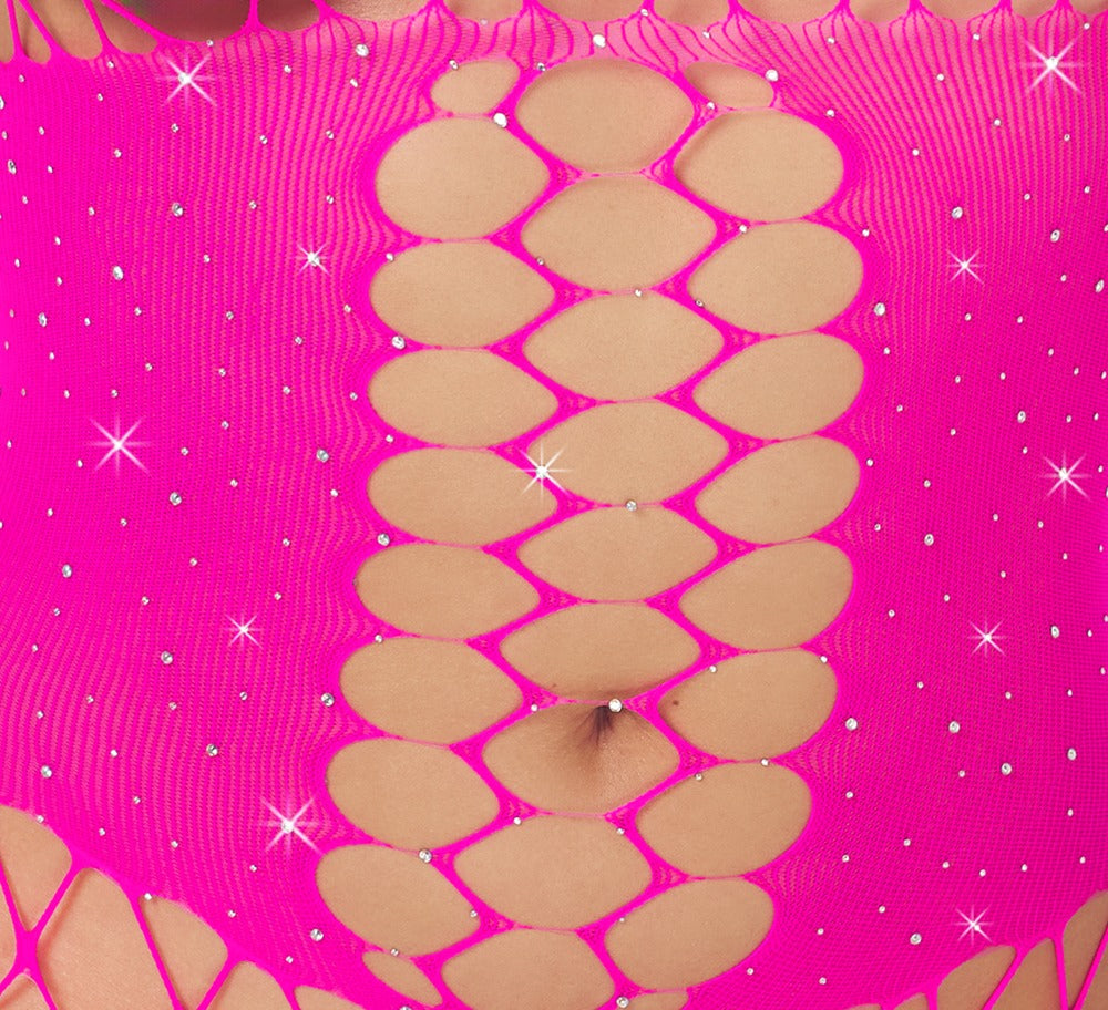 Cottelli - Catsuit pink Fantasy