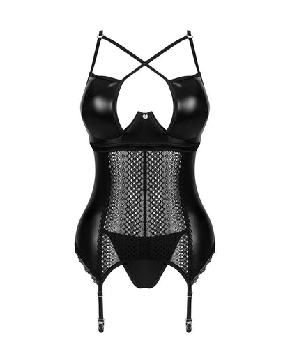 Obsessive - Set Norides - Straps-Corsage und String im Set