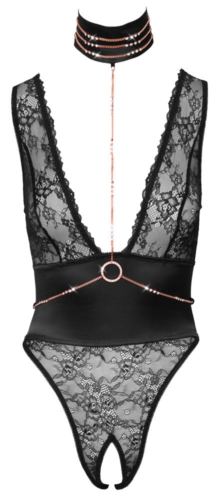 Abierta Fina - Body Strass
