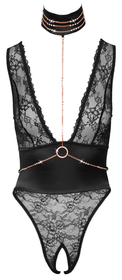 Abierta Fina - Body Strass