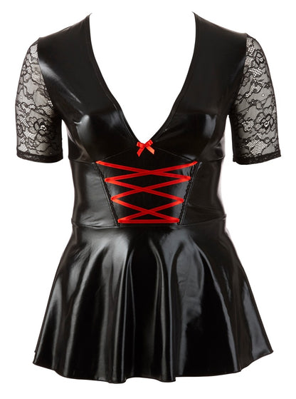 Cottelli - Kleid schwarz/rot