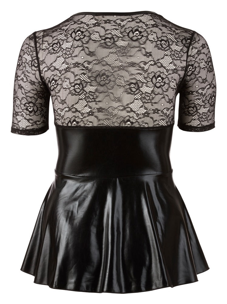 Cottelli - Kleid schwarz/rot