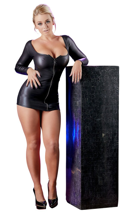 Cottelli - Kleid Glitzerzip