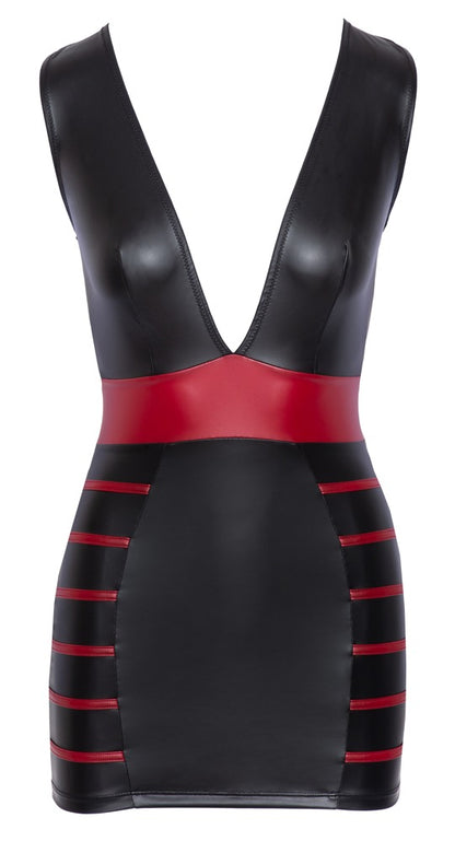 Cottelli - Kleid schwarz/rot