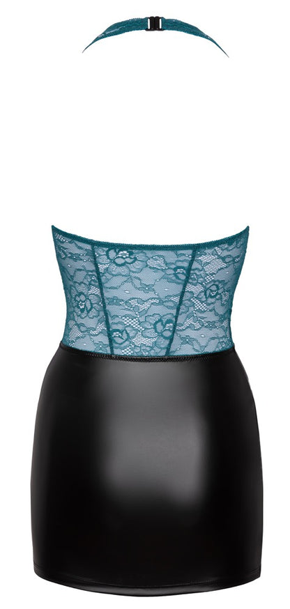 Cottelli - Kleid schwarz/petrol
