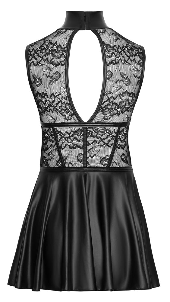 Busenfreies Minikleid mit Spitze