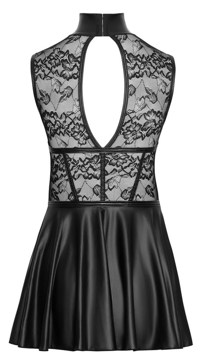 Busenfreies Minikleid mit Spitze