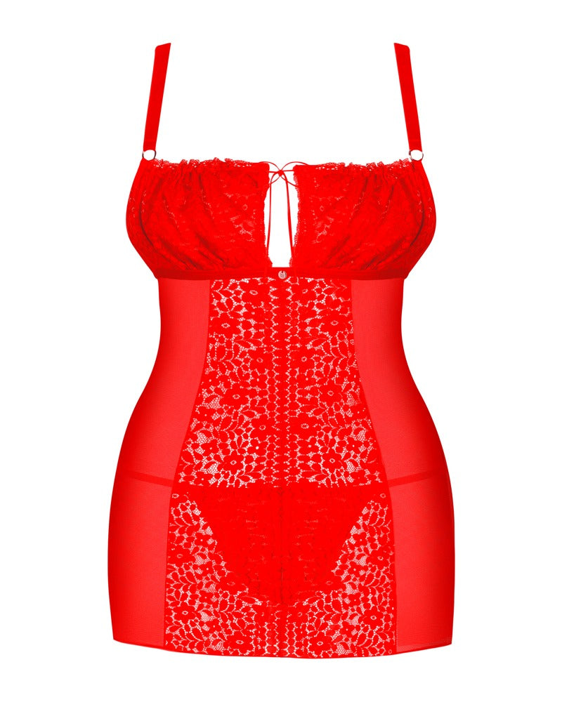 Obsessive - Blossmina - Chemise & Tanga