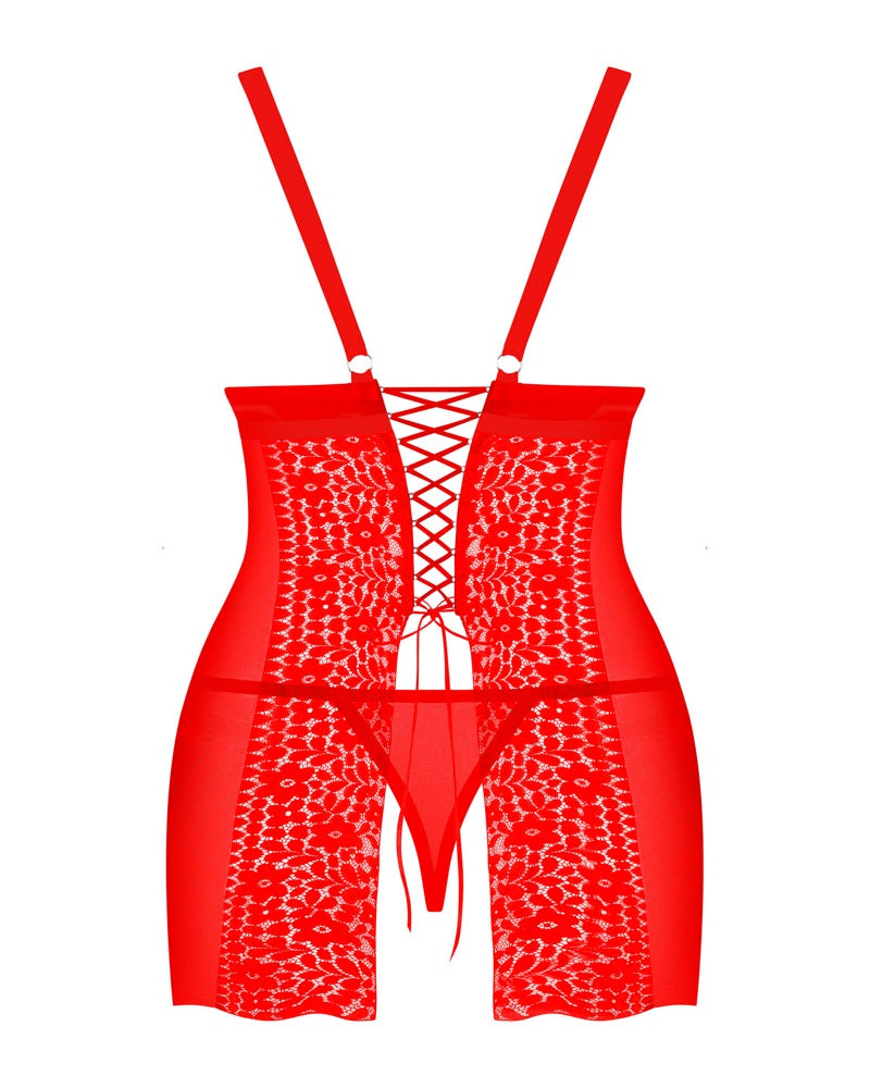 Obsessive - Blossmina - Chemise & Tanga